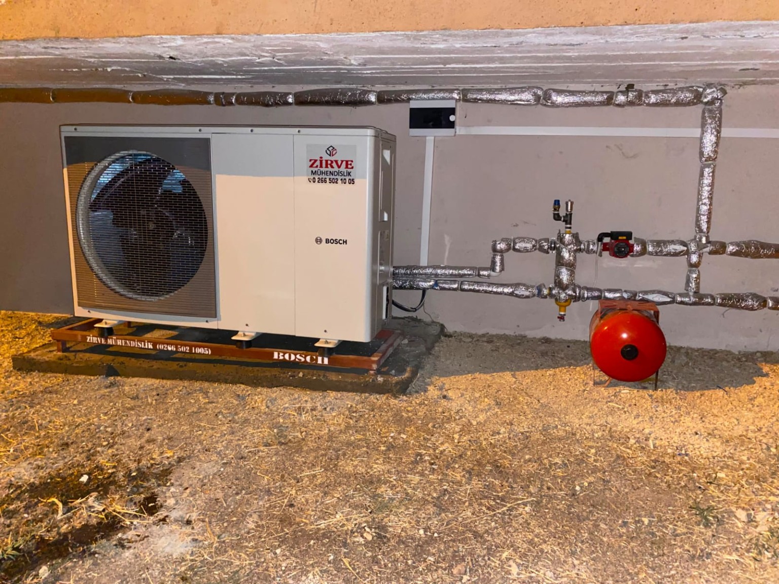 Bosch ısı pompası saha uygulaması