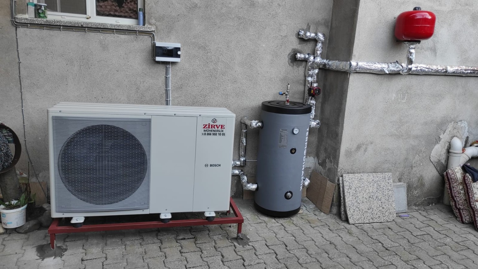 Balıkesir Bosch ısı pompası montajı