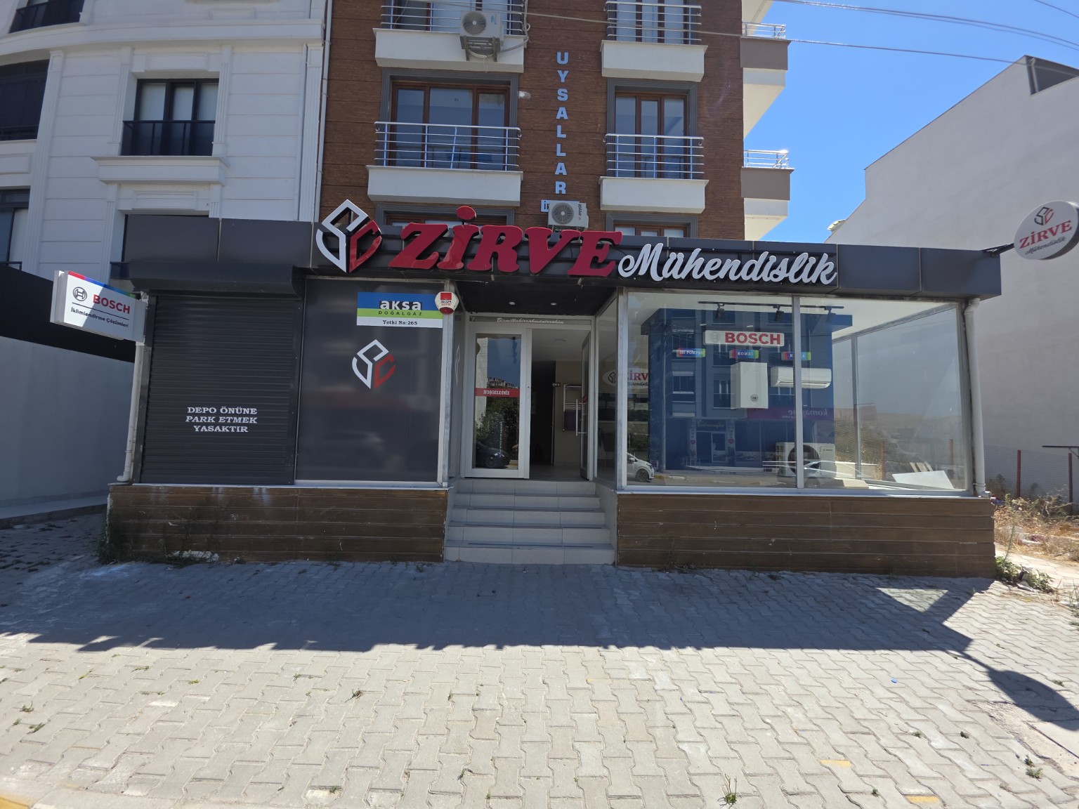 Zirve Mühendislik Balıkesir mağazası dış cephe